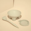 Cat Bowel Set Cream 3