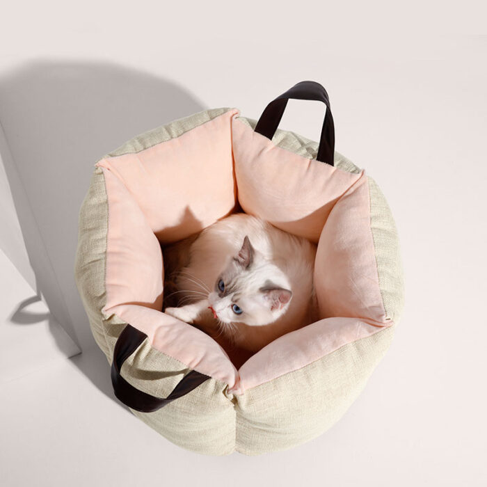 Hi Lo Donut Cat Bed 2