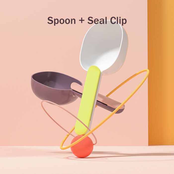 2 In 1 Food Scoop With Clip 4