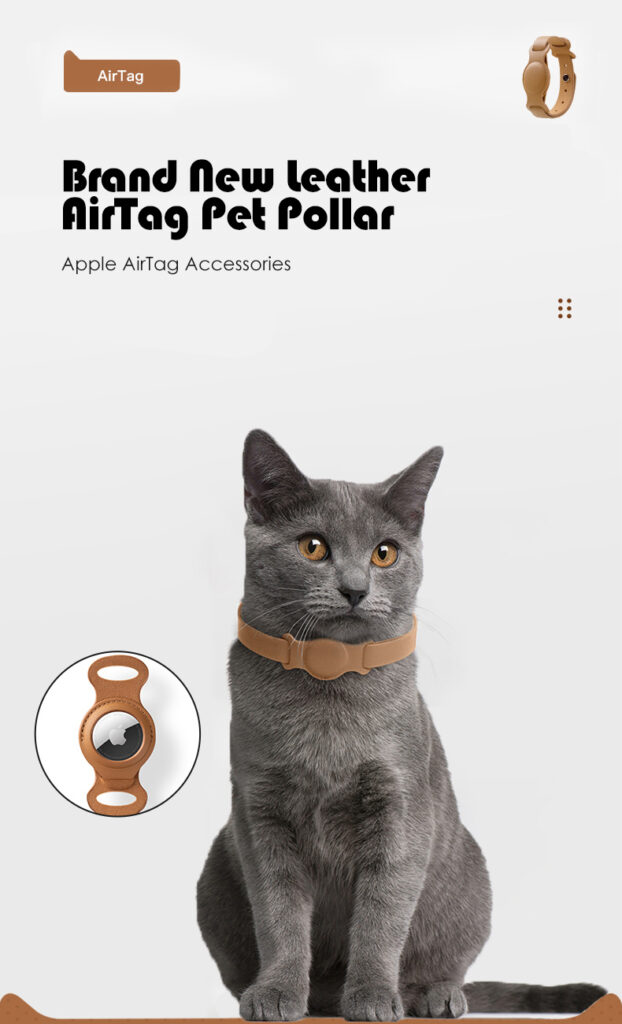 Cat Collar With Airtag Case 1
