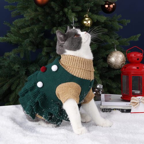 Cat Dress Christmas 6